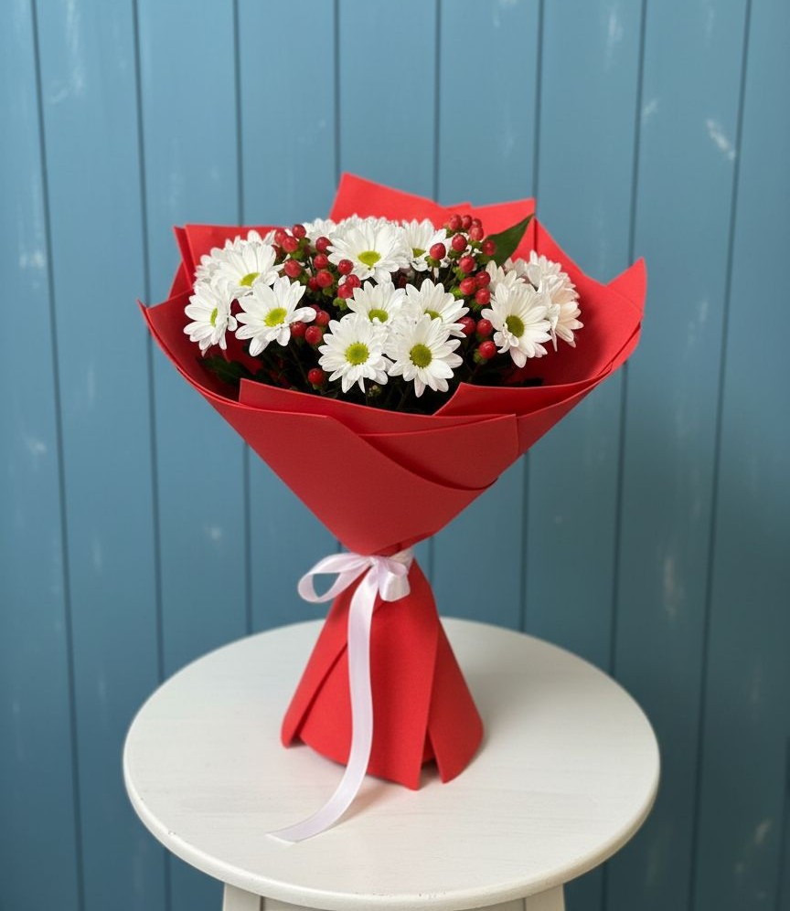 Букет цветов из: Хризантемы в Камбилеевском