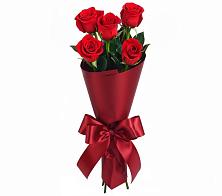 Букет 5 Красных роз Эдлесс Лав в Камбилеевском