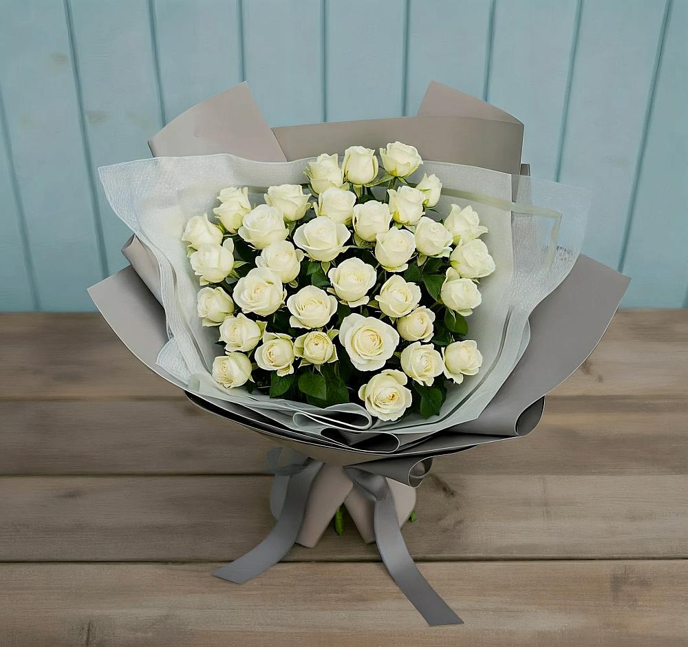 Букет Белоснежная нежность в Камбилеевском