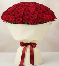 Букет 101 Красная роза Милано в Камбилеевском