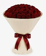 Букет 101 Бордовая роза Блэк Бакарра в Камбилеевском