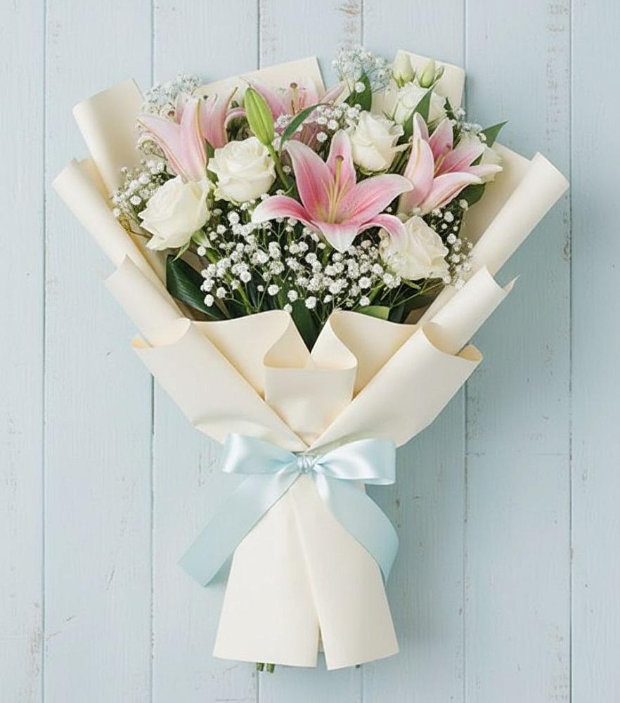 Букет цветов из: Лилии в Камбилеевском