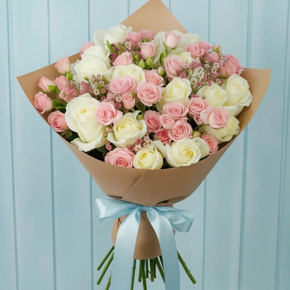 Букет цветов из: Розы в Камбилеевском