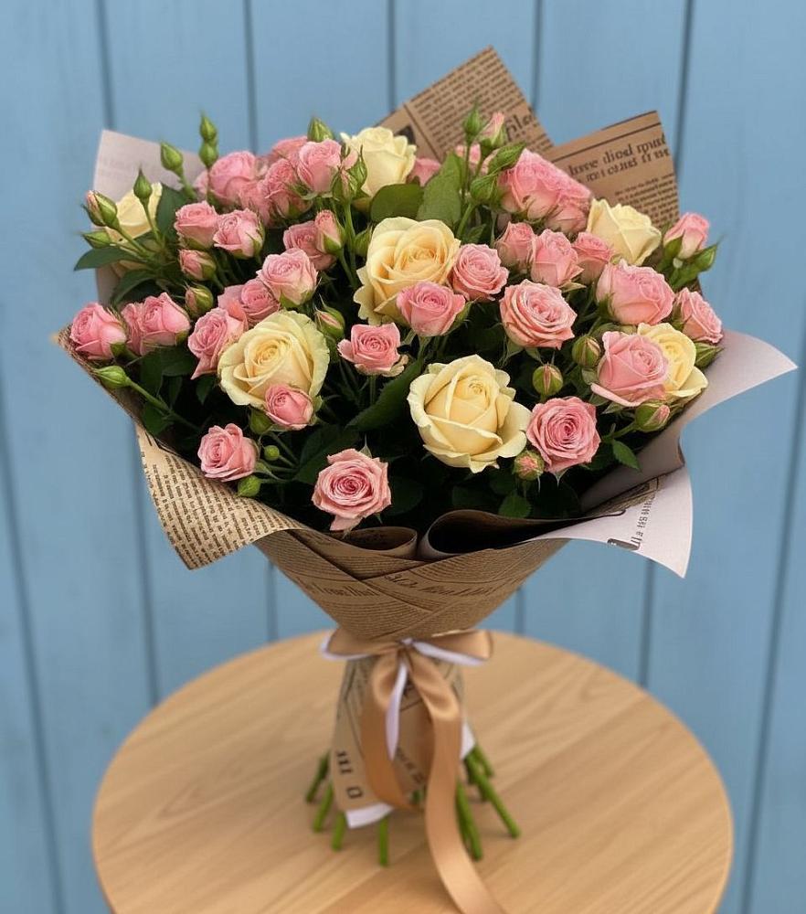 Букет цветов из: Розы в Камбилеевском