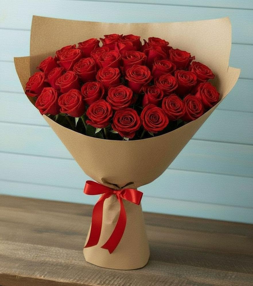 Букет Красные розы Милано в Камбилеевском