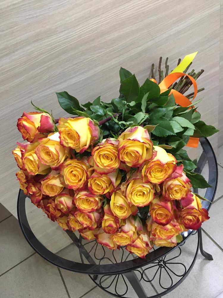 Букет Желтые розы в Камбилеевском