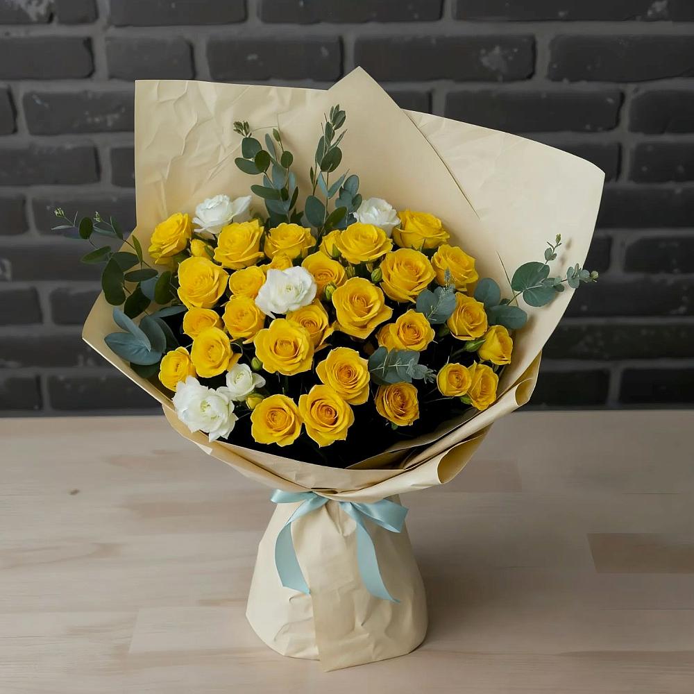 Букет цветов из: Розы в Камбилеевском