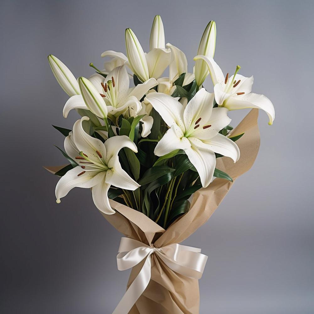 Букет цветов из: Лилии в Камбилеевском