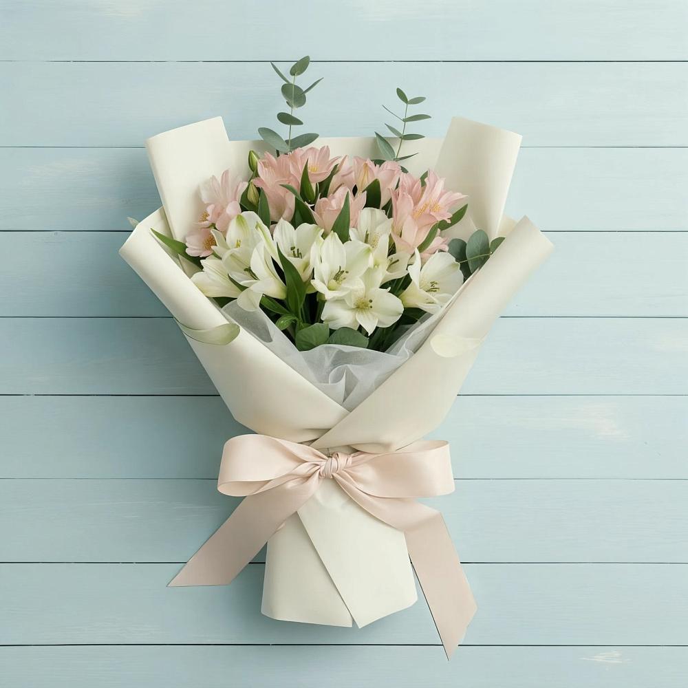 Букет цветов из: Альстромерии в Камбилеевском