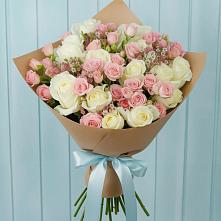 Букет цветов из:  Розы в Камбилеевском