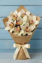 Букет цветов из:  Орхидеи и Розы в Камбилеевском