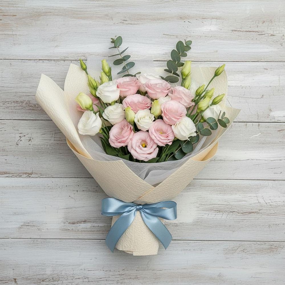 Букет цветов из: Лизиантусы в Камбилеевском